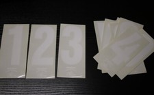 Weiße startnummer aufkleber gebraucht kaufen  Ronnenberg