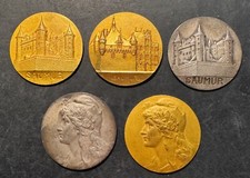 Lot médailles bronze d'occasion  Fontainebleau