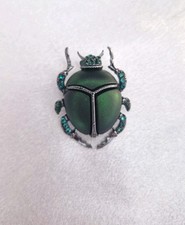 Green scarab beetle for sale  PUDSEY