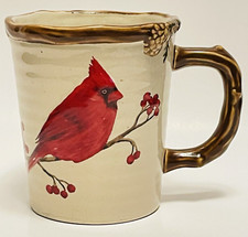 Cardinal pinecone embossed for sale  Peabody