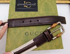 Gucci cintura bicolore usato  Crema