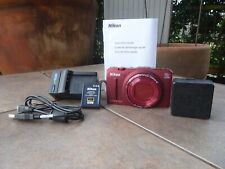 Video Full HD Nikon COOLPIX S9700 16,0 MP WiFi 30X ancho rojo segunda mano  Embacar hacia Argentina