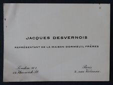 Carte visite jacques d'occasion  Nantes-