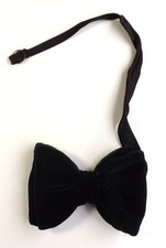 vintage velvet bow tie for sale  KENILWORTH