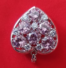 Diamonique herz anhänger gebraucht kaufen  Deutschland