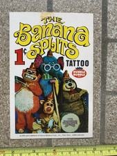 Vintage 1969 BANANA SPLITS Máquina de Goma de Tatuagem Cartão de Cabeçalho HANNA BARBERA FLEER comprar usado  Enviando para Brazil