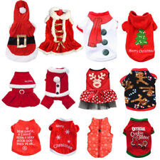 Casaco jaqueta quente fantasias roupas de Natal camisa Papai Noel cachorro animal de estimação comprar usado  Enviando para Brazil