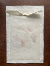 Kit de convite de casamento papel feito à mão com pergaminho, fitas 100 + envelopes extras comprar usado  Enviando para Brazil