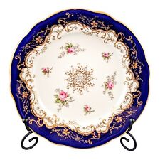 Usado, Prato antigo pintado à mão Coalport com decoração floral e dourada comprar usado  Enviando para Brazil