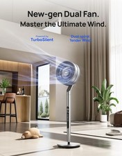Ventilador de pedestal inteligente DREO PolyFan 715S - 40-44" altura ajustável 10 velocidades comprar usado  Enviando para Brazil