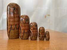 Owl russian doll for sale  KETTERING