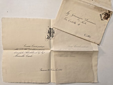 Invito matrimonio 1896 usato  Azzate
