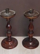 Paire bougeoirs bois d'occasion  Genouillac