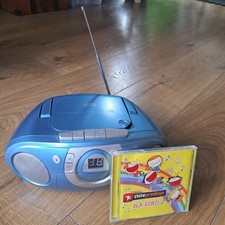 Soundmaster SCD5100BL – boombox z radiem FM, CD i kasetą + płyta dla dzieci... na sprzedaż  PL