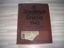 Adressbuch leipzig markkleeber gebraucht kaufen  Böchingen, Knöringen, Siebeldingen