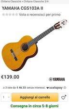 Chitarra classica yamaha usato  Villarbasse