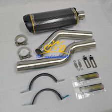 Para Honda CBR1000RR 04-07 Tubo de Escape Pontas de Carbono Link Médio Sistema de Tubulação Slip On comprar usado  Enviando para Brazil