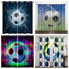 Boys football curtains for sale  UK