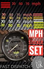 Mph stickers kph for sale  BRIDGEND