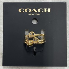 Conjunto de anéis COACH Pac-Man edição limitada - Tamanho 7 comprar usado  Enviando para Brazil