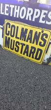 Colmans mustard enamel for sale  CARDIFF