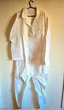White cotton overalls for sale  WOLVERHAMPTON