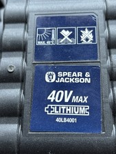 Spear jackson 40v for sale  DOVER