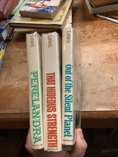 C.S. Lewis Space Trilogy Hardcovers Dust Jackets 3 Volumes 2 Pages Loose  comprar usado  Enviando para Brazil