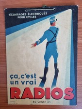 Carton publicitaire radios d'occasion  Paris XV