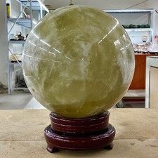 Sfera cristallo giallo usato  Spedire a Italy