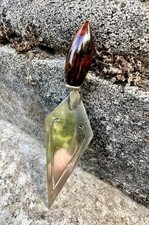 Marcador/marcador antigo de página de espátula com cabo de pau-rosa comprar usado  Enviando para Brazil