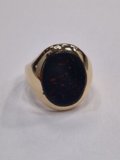 9ct gold bloodstone for sale  CHIGWELL