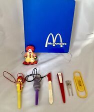 Lote de artículos mixtos y empleados McDonald’s vintage bolígrafos manuales clip para muñeca segunda mano  Embacar hacia Mexico