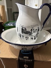 Enamel basin pitcher for sale  Murfreesboro