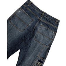 Antigo Jeans Masculino Marithe Francois Girbaud 38X32 Azul Baggy Straight Skate Street  comprar usado  Enviando para Brazil