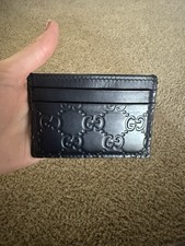 Porta-cartões Gucci preto Guccisima comprar usado  Enviando para Brazil