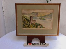 Altes aquarell burg gebraucht kaufen  Koblenz