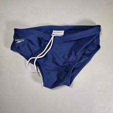 Usado, Roupa de banho Speedo masculina de elastano - Azul escuro com cordão Tamanho: 32 comprar usado  Enviando para Brazil