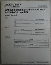 MERCRUISER MERCURY SILNIKI OKRĘTOWE STERNDRIVE MODELE ALPHA BRAVO INSTRUKCJA INSTALACJI na sprzedaż  PL