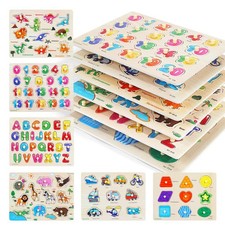 Wooden peg puzzle for sale  Casper