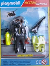 Playmobil polizei taucher gebraucht kaufen  Haßmersheim