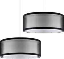 Pack black lampshade for sale  GLASGOW