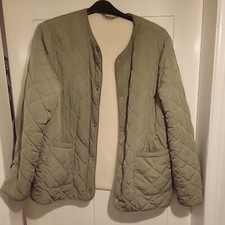Ladies green quilted for sale  SUNDERLAND