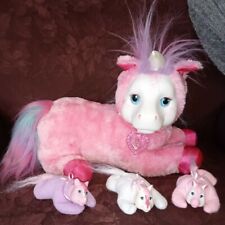 Pônei surpresa unicórnio rosa pelúcia bebê cavalo pônei brinquedo de pelúcia algodão doce cabelo P, usado comprar usado  Enviando para Brazil