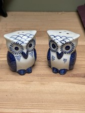 Vintage owl salt for sale  HAILSHAM