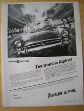 Sunbeam rootes alpine for sale  BRISTOL