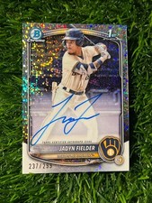 2025 Bowman Chrome Jadyn Fielder 1º Auto Speckle Mini Diamond/299 Brewers RC comprar usado  Enviando para Brazil