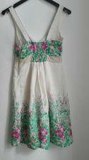 Sommerkleid weiß grün gebraucht kaufen  Berlin