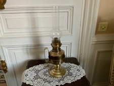 Lampe petrole laiton d'occasion  Beauvais
