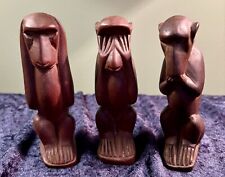 Vintage wooden monkeys for sale  BOURNEMOUTH